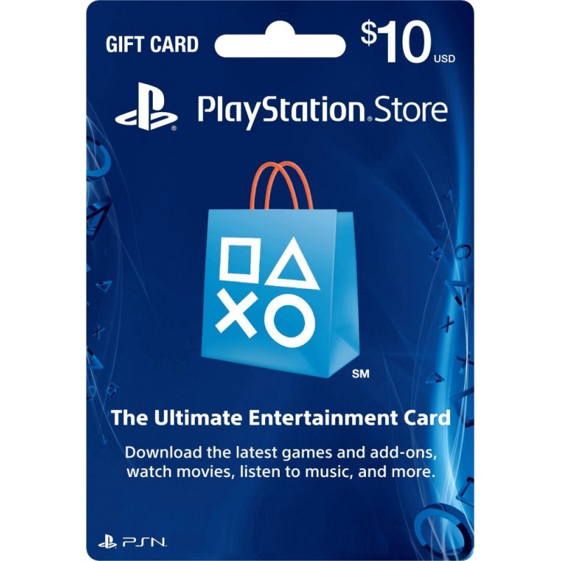 $10 dolares Playstation Gift Card cuenta EEUU - Mathogames