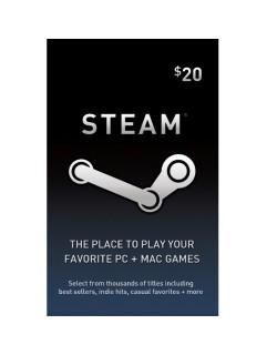 $20 Dolares Steam Gift Card