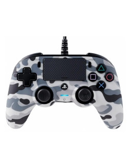 Control con Cable Gris Camuflaje PS4 NACON