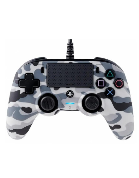 Control con Cable Gris Camuflaje PS4 NACON
