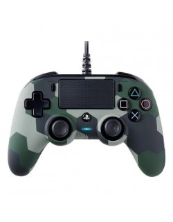 Control con Cable Verde Militar PS4 (Nacon)