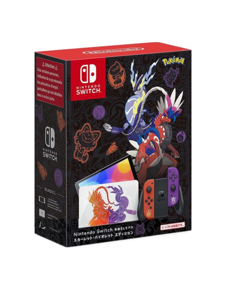 Consola Nintendo Switch Oled Pokemon Scarlet & Violet Japan Import