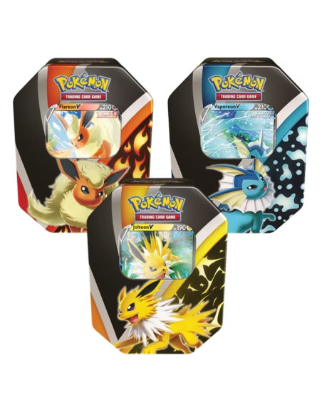 Cartas Pokemon Eevee Evolutions Tin (Fall 2021 Tin) Inglés
