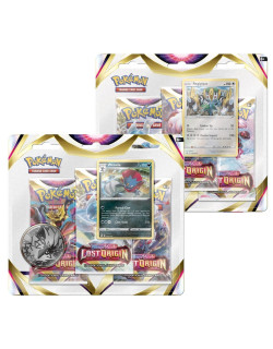 Cartas Pokemon Sword & Shield Lost Origin Three-Booster Blister Inglés