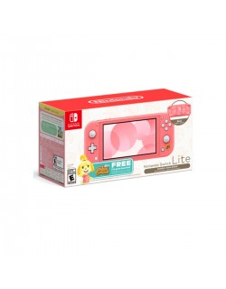 Nintendo Switch Lite (Isabelle Aloha Edition) Animal Crossing New Horizons Bundle