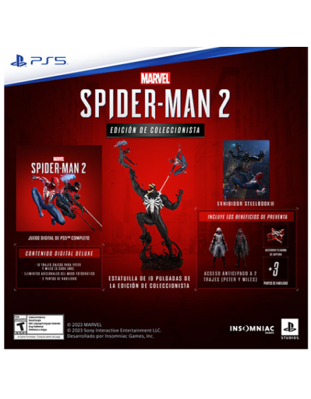 Consola Playstation 5 (Digital) y juego Spider-Man 2 - Sony