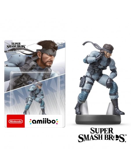 Amiibo Snake Metal Gear Super Smash Bros Nintendo