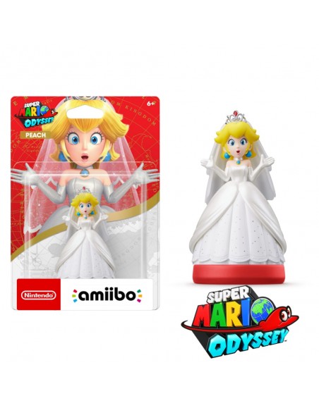 Amiibo Princess Peach Wedding Super Mario Odyssey Nintendo