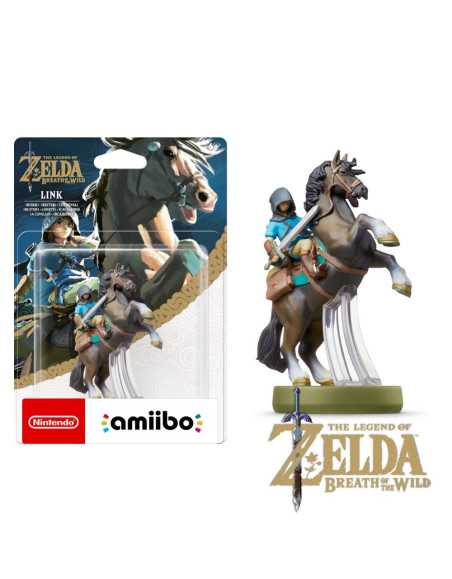 Amiibo Link a Caballo Zelda Breath Of The Wild Nintendo