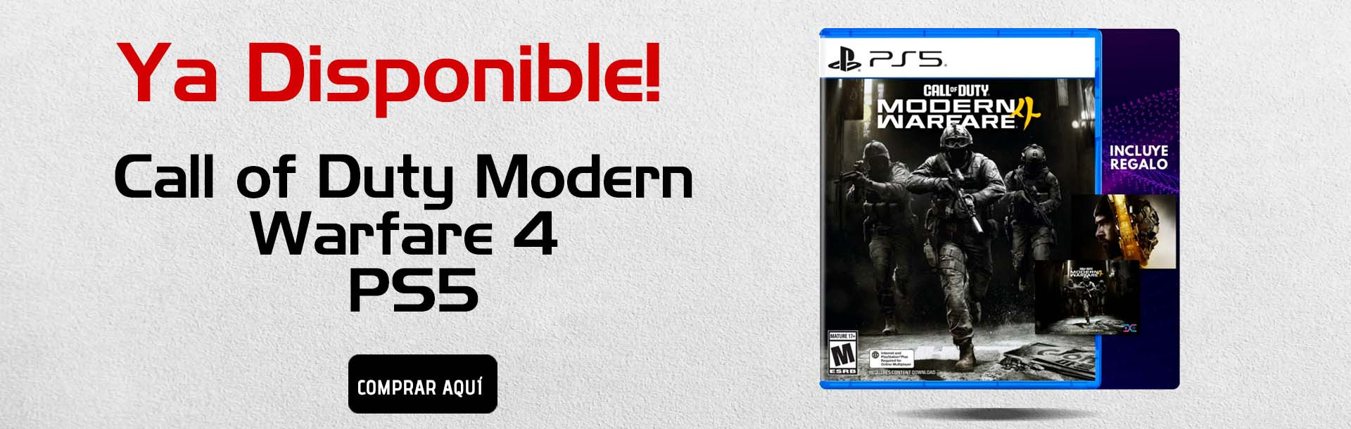 Call of Duty Modern Warfare 4 PS5