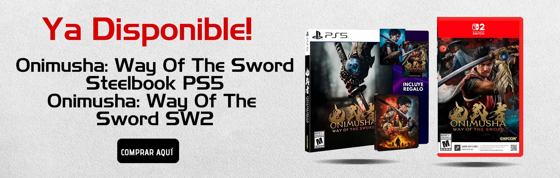 Onimusha: Way Of The Sword Steelbook PS5